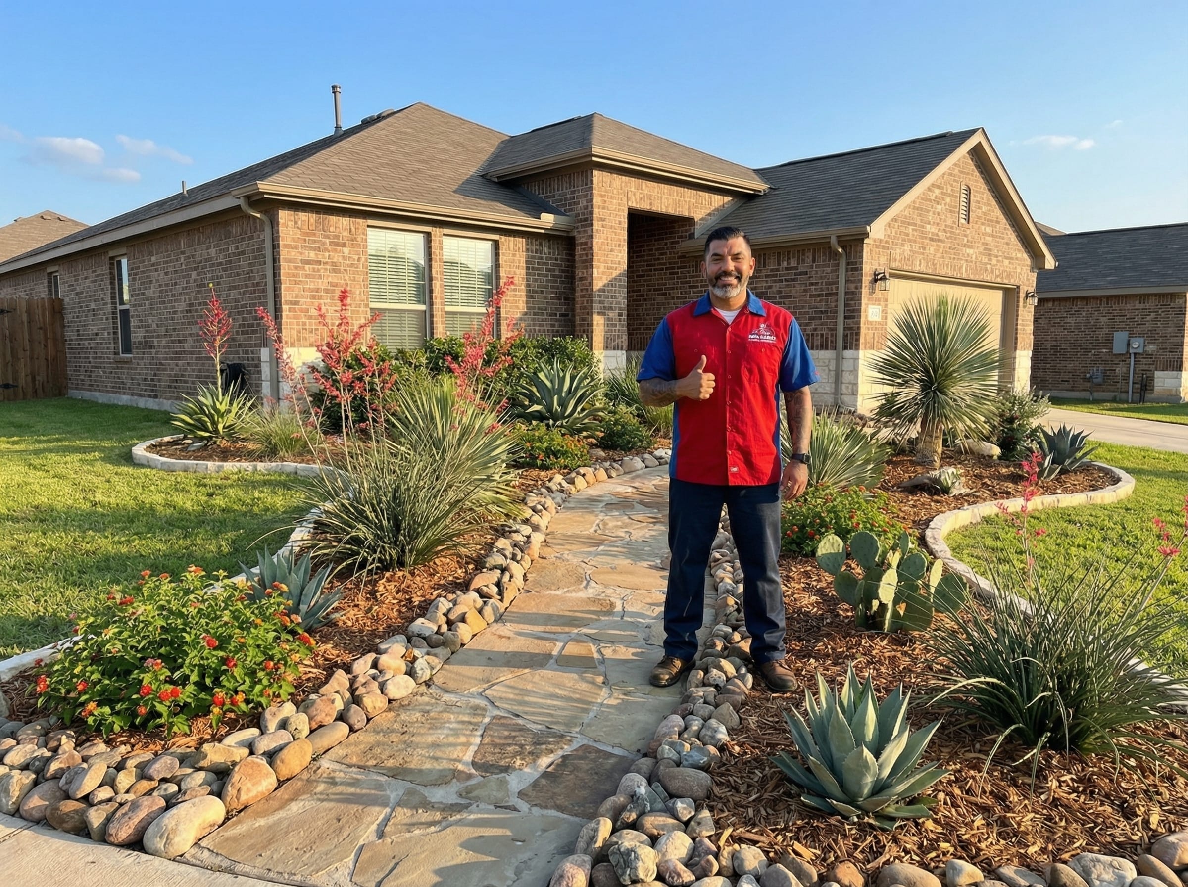 Garden landscaping