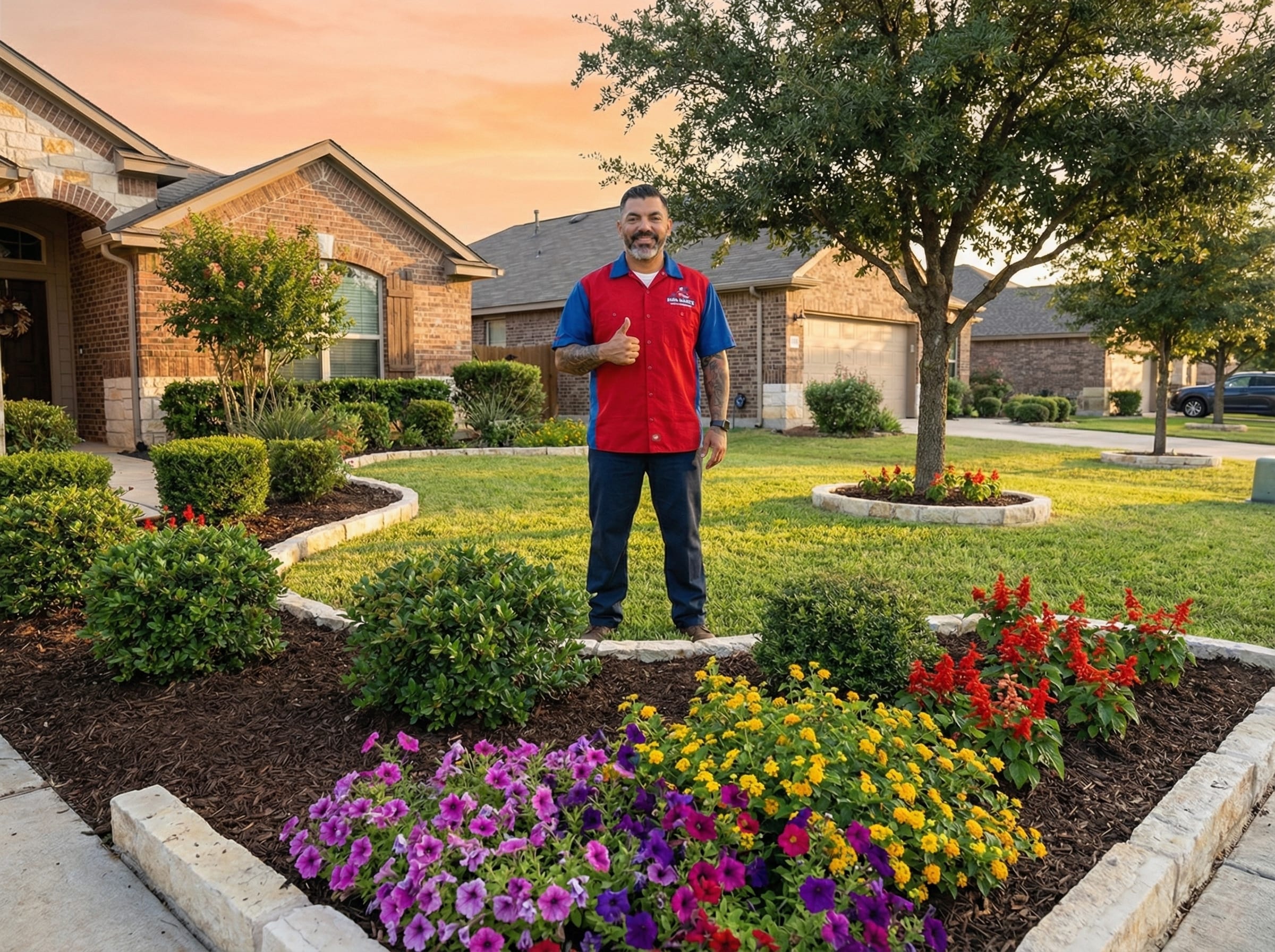 Fresh landscaping San Antonio