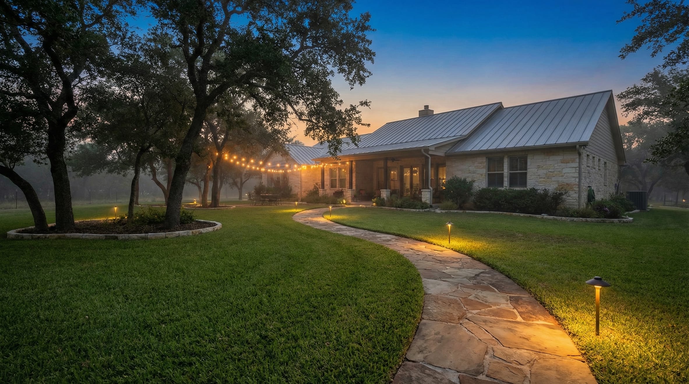 Landscape lighting San Antonio