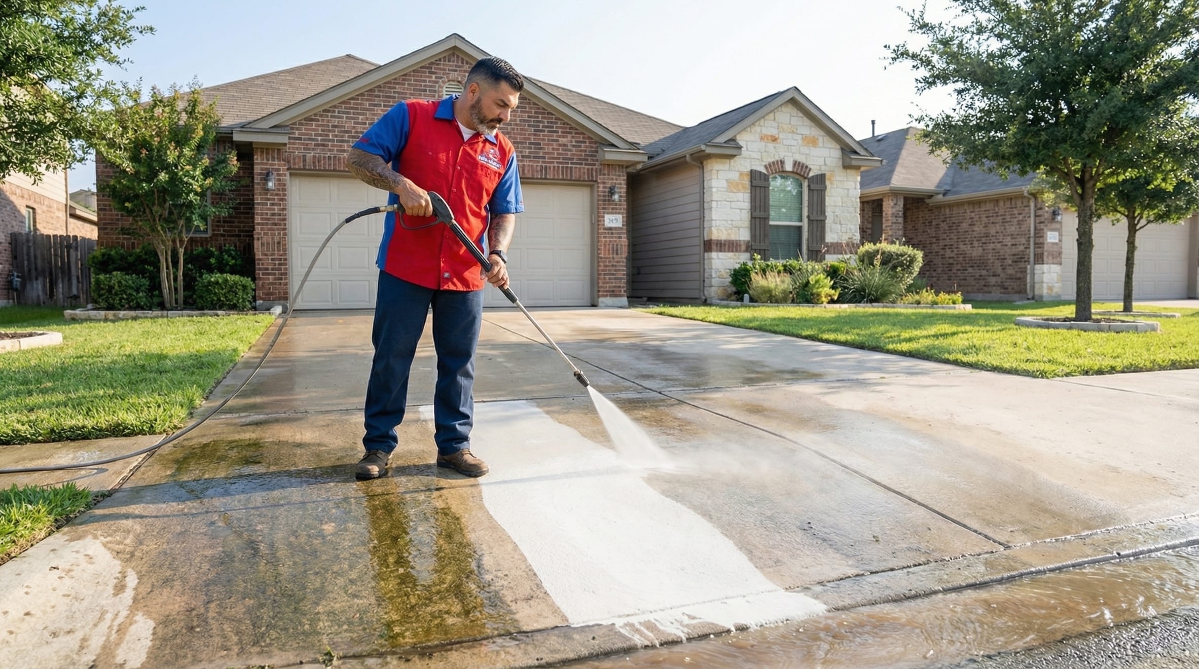 Pressure washing San Antonio